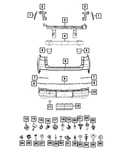 Genuine Mopar Fascia Applique 7LA66XS9AA. Fixed Price $46.79.