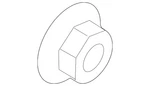 Genuine Ford Bumper Impact Bar Nut N621943S439. Fixed Price $15.60.