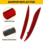 Auxito Rear Bumper Reflector Tail Lamp Case Left Right For 2020-22 Tesla Model Y. Fixed Price $14.99.