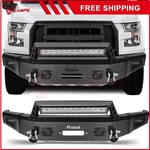 Steel Front Bumper W/d-ring+winch Plate+led Light 2015-2017 Ford F-150 5.0L. Fixed Price $573.62.