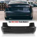 Rear Bumper Cover Fascia W/ Park Assist For 2017-2023 Tesla Model # TA1100100. Fixed Price $189.00.