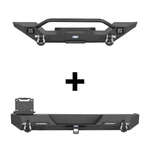 For 1987-1995 Jeep Wrangler Yj Steel Front/rear Bumper W/led Lights & D-rings. Fixed Price $429.06.