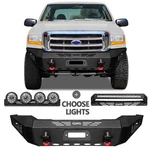 Vijay Steel Front Bumper With Led Lights 1999-2004 Ford Super DUTY/F250/F350. Fixed Price $759.00.