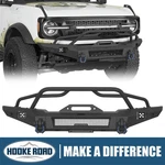 Hooke Road Fit Ford Bronco 21-26 Horn Steel Front Bumper W/ Winch Plate & Light. Fixed Price $459.99.
