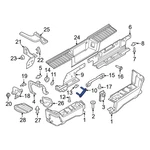 Ford F-250 Super Duty 2023-2026 W717815S439 Trailer Hitch Receiver Bolt. Fixed Price $15.81.