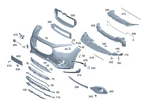 Genuine Mercedes-benz Trim Bumper 247-885-05-10. Fixed Price $54.18.
