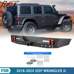 2018 2019 2020 2021-2026 Rear Bumper Steel W/led Lights For Jeep Wrangler Jlu. Fixed Price $249.99.