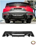 24-UP Ford Mustang S650 Matte Black Add-on Rear Bumper Lower Fin Diffuser. Fixed Price $129.98.