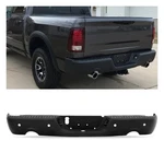 Black Rear Step Bumper Fit For 2009-2018 Dodge Ram 1500 With Sensor Holes. Fixed Price $192.55.