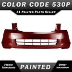 New Painted *R530P Red* Front Bumper Cover For 2008-2010 Honda Accord 2.4L Sedan. Fixed Price $380.99.