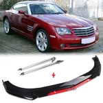 For Chrysler Crossfire SRT6 Car Front Bumper Lip Spoiler Splitter + Strut Rods. Fixed Price $89.16.