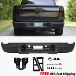 Black Rear Bumper W/o Sensor Holes For 2007-2013 Gmc Sierra Chevy Silverado 1500. Fixed Price $145.59.