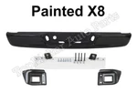 Painted Black Clear X8 Rear Bumper Assy For 02-08 Ram 1500 & 03-09 2500 3500. Fixed Price $244.00.