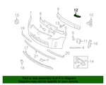 New Genuine Nissan Retainer Front Bumper, Upper L 62241CD000 / 62241-CD000 Oem. Fixed Price $82.18.