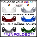 New Front Bumper For 2011-2013 Sonata Painted *choose Your Color* HY1000183. Fixed Price $428.10.