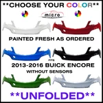 New Front Upper Bumper For 2013-2016 Encore Painted Choose Your Color GM1014108. Fixed Price $618.22.