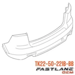 2013-2015 Mazda CX-9 Rear Bumper Cover New Oem TK22-50-221B-BB. Fixed Price $169.15.