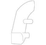 Genuine Nissan Bumper Cover Bracket 62223-1EA0B. Fixed Price $28.66.