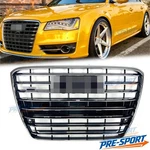 For Audi A8 D4 2011-2014 Chrome Mesh Grille Front Bumper S8 Style. Fixed Price $205.00.