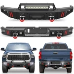 Front Rear For 2014-2021 Toyota Tundra Pickup Truck Bumpers+led Lights. Fixed Price $555.78.