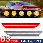 Rear Led Side Marker Lights Bumper Lamps Clear Lens 2015-2023 Ford Mustang. Fixed Price $18.99.
