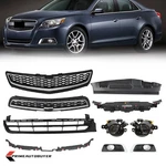 Front Upper Lower Grille/bumper Support/foglight 10PCS For 2013 Chevrolet Malibu. Fixed Price $90.99.