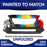New Painted 2021 Subaru Crosstrek Unfolded Front Bumper Canada Non-sport. Fixed Price $177.99.