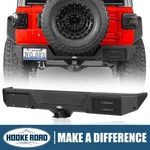 Hooke Road Steel Rear Bumper Bar W/led Lights For 2018-2025 Jeep Wrangler Jl. Fixed Price $329.28.