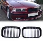Front Gloss Black Kidney Hood Grille Fit For Bmw E36 1992-1996 318I 325I. Fixed Price $32.99.