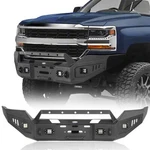 Hooke Road Steel Front / Rear Back Bumper Fit 2016-2018 Chevrolet Silverado 1500. Fixed Price $439.65.