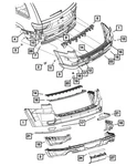 Genuine Mopar Fascia Applique Left 6BB49SZEAA. Fixed Price $200.49.