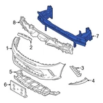 For Dodge Hornet 2023-2025 68645918AA Front Bumper Impact Bar. Fixed Price $373.17.