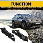 Fits For 13-18 Toyota RAV4 Front Bumper Brackets Retainers Drive & Passenger. Fixed Price $8.54.