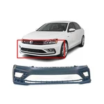 Front Bumper Cover For 2016-2018 Volkswagen Jetta Primed VW1000233. Fixed Price $150.42.