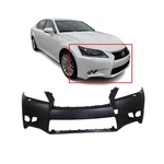 Front Bumper Cover For 2013 Lexus GS450H W/fog Light Holes Primed LX1000230. Fixed Price $156.22.