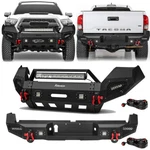 For 2016-2023 Toyota Tacoma Trd SR5 Front/rear Bumper W/winch Plate & Lights Kit. Fixed Price $499.99.