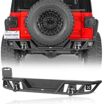 Offroad Tubular Rear Bumper With Hitch Receiver Fit 2018-2026 Jeep Wrangler Jl. Fixed Price $299.89.