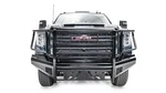Fab Fours Black Steel Full Guard Front Bumper Fits 20-23 Sierra 2500HD / 3500HD. Fixed Price $1729.99.