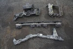 Set 4 Rear Bumper Left Bracket Oem FR3B17B861AC Ford Mustang Shelby GT350 15-22. Fixed Price $119.99.