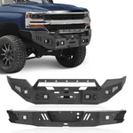 Hooke Road Full Width Front Rear Bumper Fit Chevy Silverado 1500 2016 2017 2018. Fixed Price $949.98.