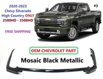 2020-2023 Chevy Silverado High Country 2500HD 3500HD Front Upper Bumper Cover. Fixed Price $700.00.