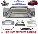 Front Bumper Set 2016 2018 Ford Focus. Fixed Price $519.00.