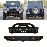 Vijay For 1997-2006 Jeep Wrangler Tj Steel Front/rear Bumper W/winch Plate&light. Fixed Price $289.99.