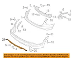 Hyundai Oem 13-16 Santa Fe Rear Bumper-skid Plate 866654Z000. Fixed Price $291.04.