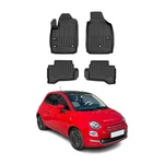 Omac Premium Floor Mats For Fiat 500E 2013-2019 All-weather Heavy Duty 4PCS. Fixed Price $119.99.