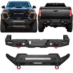 Vijay Steel Front Bumper And Rear W/led Lights For 2024-UP Toyota Tacoma. Fixed Price $549.00.