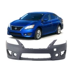 Bumper Cover For 2013-2014 Nissan Sentra Sr Fog Lamp Holes 620223RM0J Front. Fixed Price $123.79.