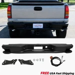 Black Rear Step Bumper W/side Pad For 1999-2006 Chevy Silverado Gmc Sierra 1500. Fixed Price $179.00.