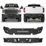 Full Width Front & Rear Bumper W/light Fit 2020-2023 Gmc Sierra 2500HD 3500HD. Fixed Price $759.15.