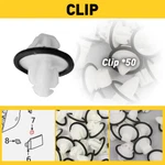 9109910000 Body Side Trim Moulding CLIPS*50 For 2019-2022 Mercedes Benz Sprinter. Fixed Price $12.34.